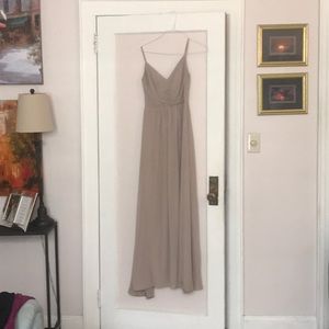 Bill Levkoff Beige Gown